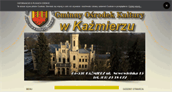 Desktop Screenshot of gok-kazmierz.pl